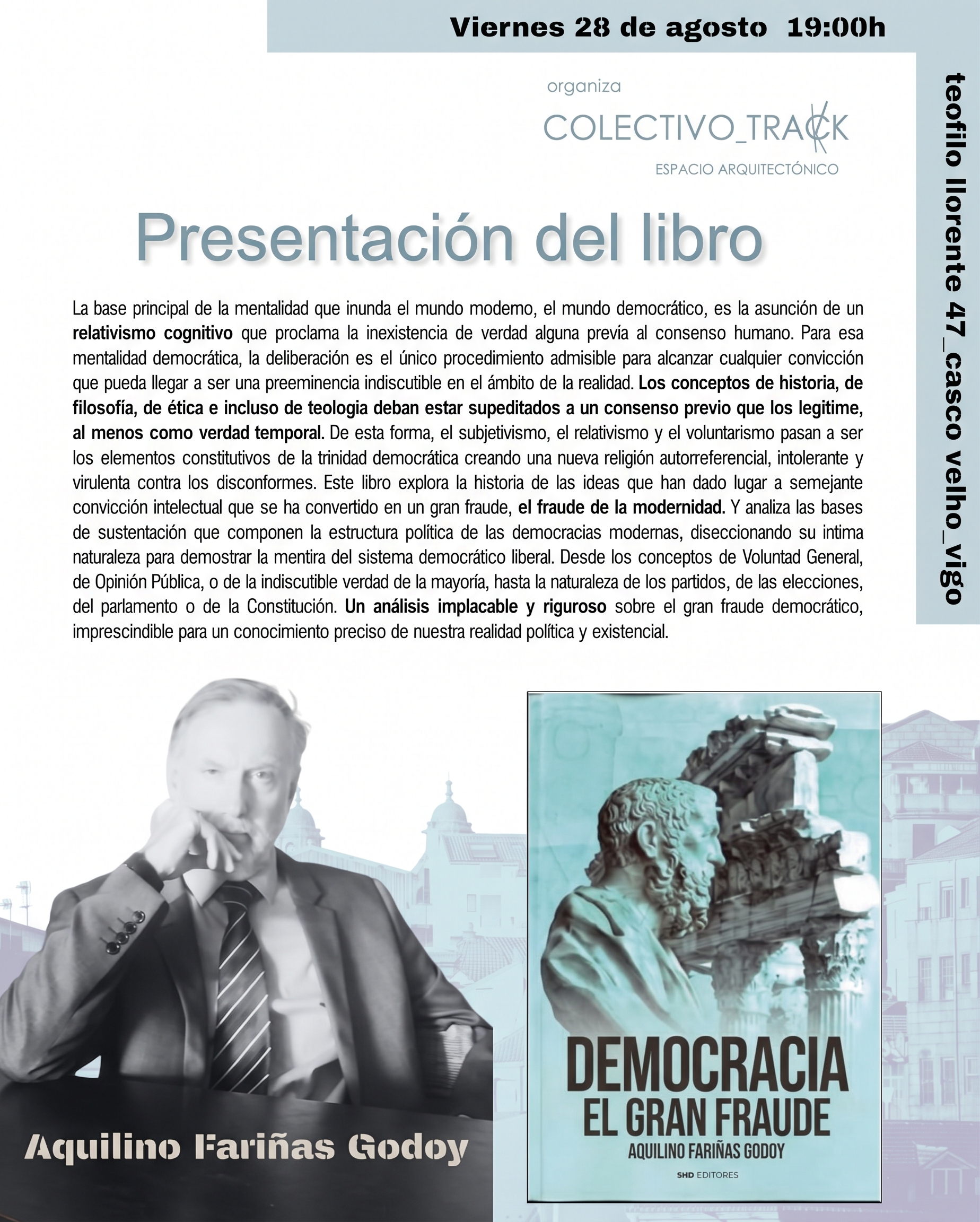 Presentación del libro: Democracia. El gran fraude